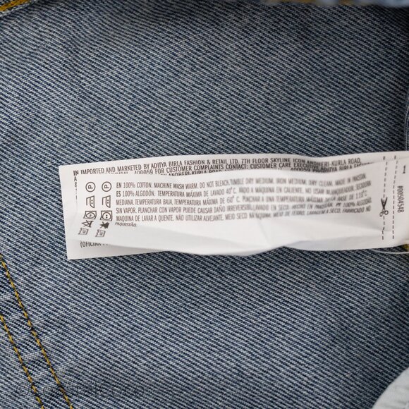 Forever 21 Women's Low Rise Baggy 30x31 Wide Leg Jeans Denim Y2K 90s Streetwear - Picture 6 of 10